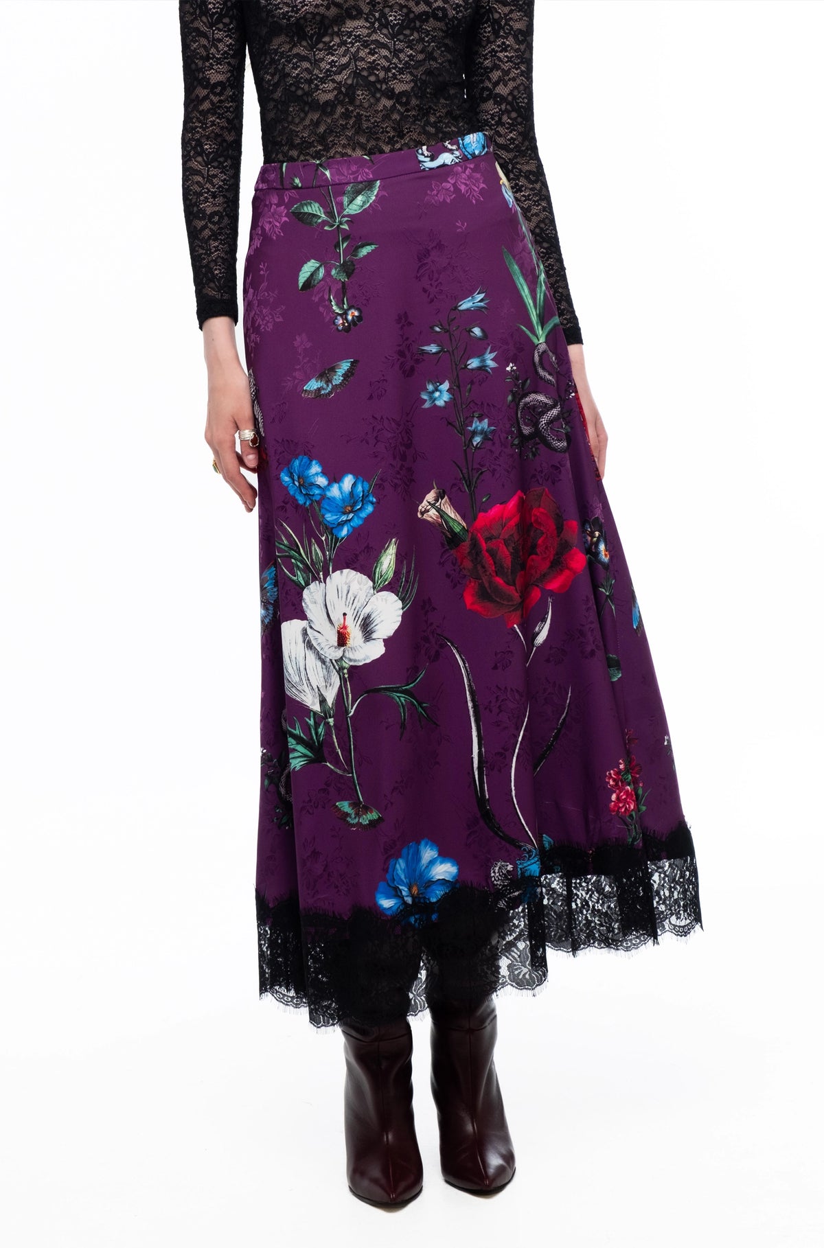 VIOLET LONG SKIRT