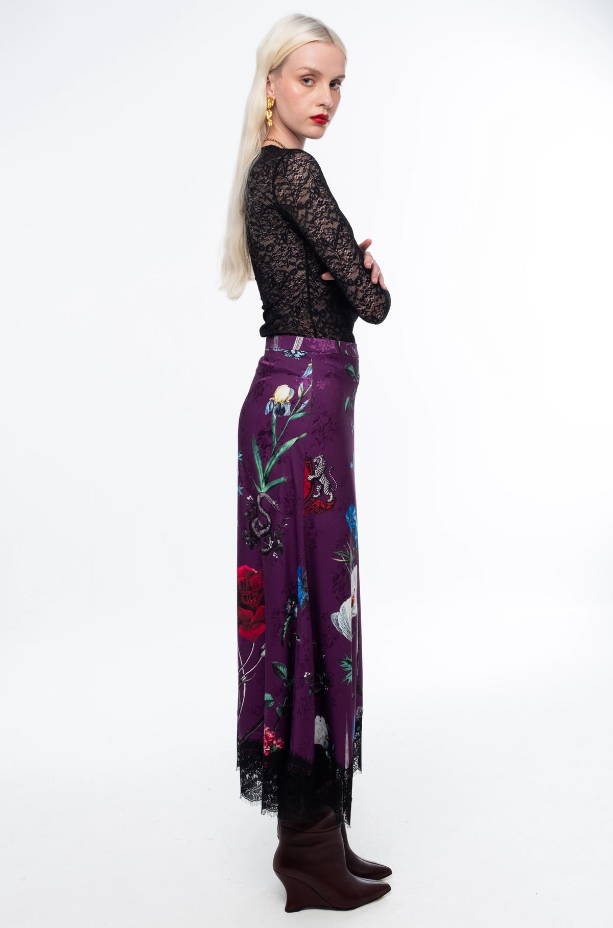 VIOLET LONG SKIRT