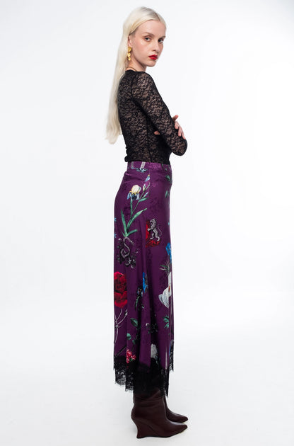 VIOLET LONG SKIRT
