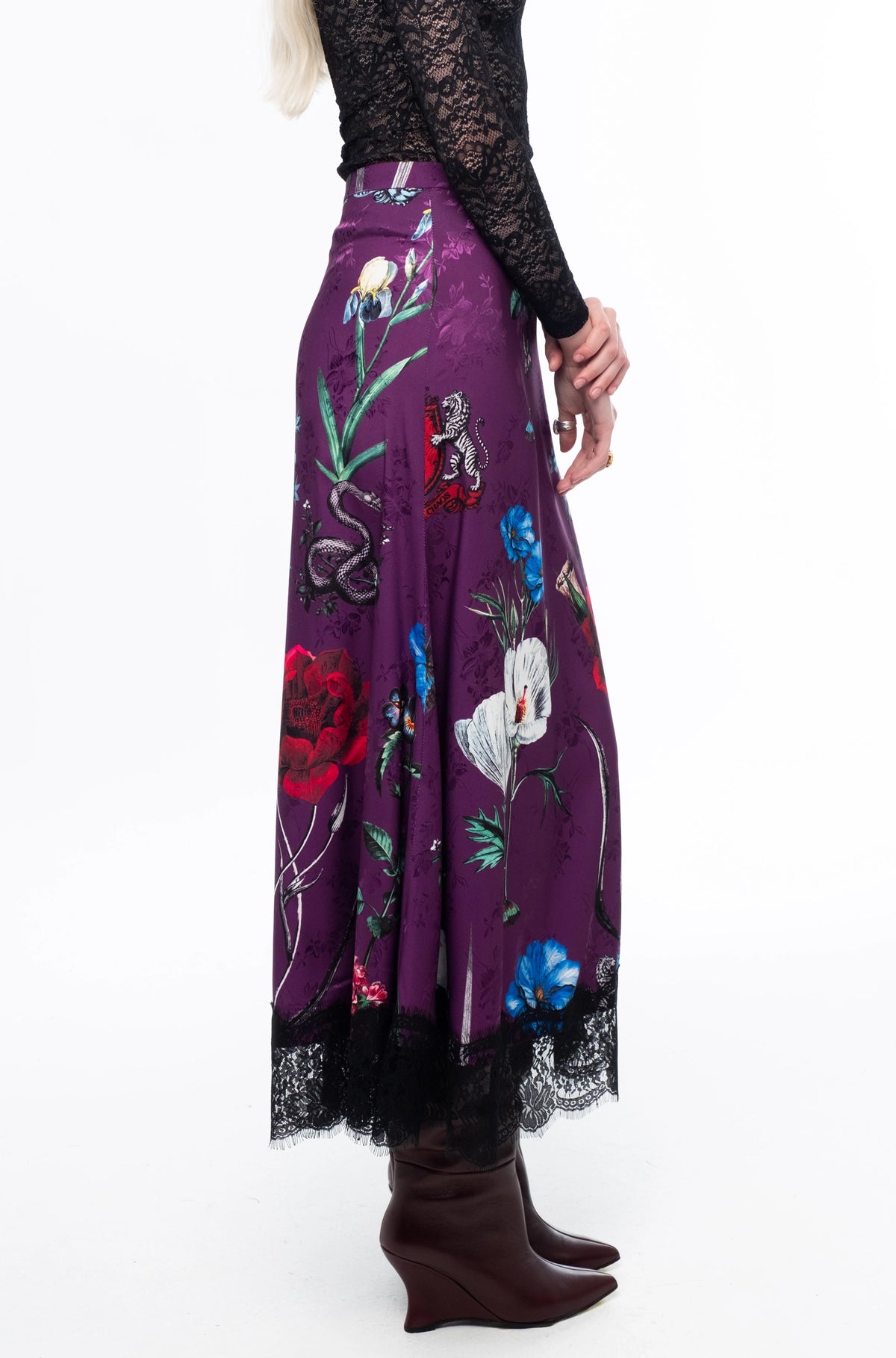 VIOLET LONG SKIRT