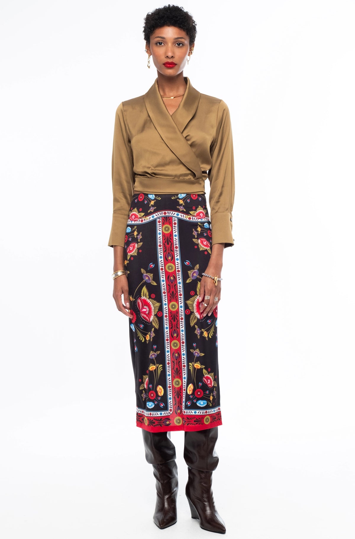  ESSENCE MIDI SKIRT - Vesta Donna 