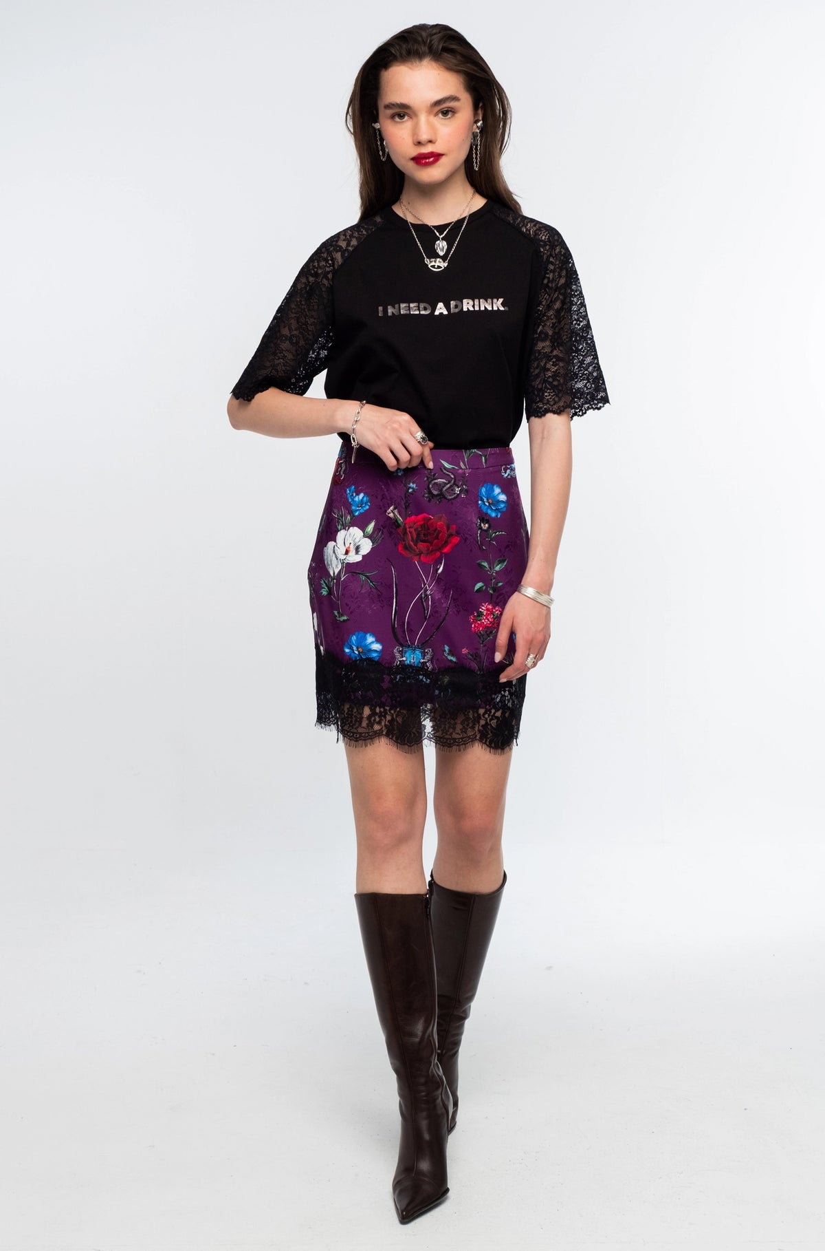 VIOLET MINI SKIRT