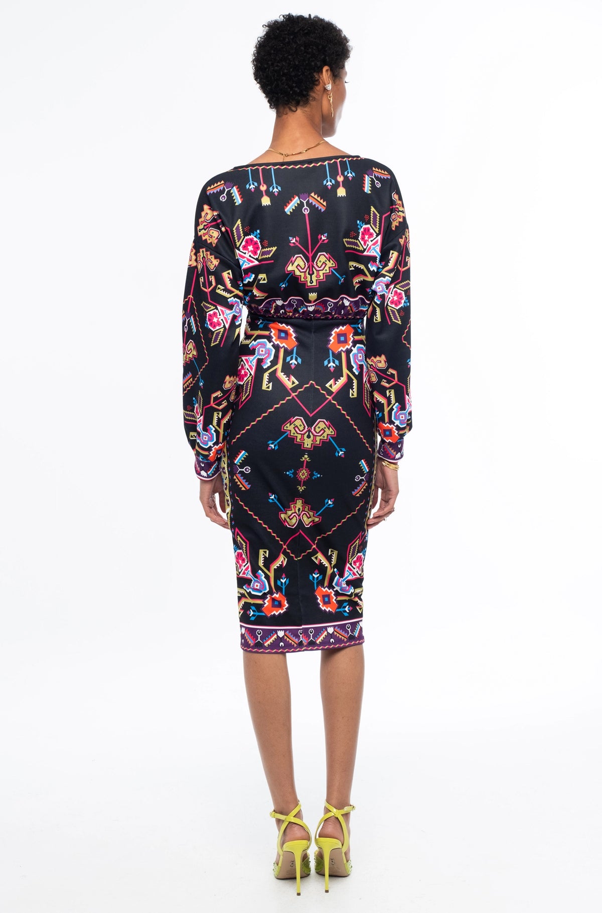 EMBLEM MIDI DRESS