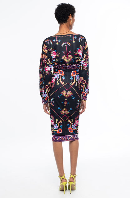 EMBLEM MIDI DRESS