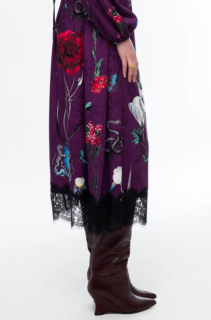 VIOLET LONG DRESS