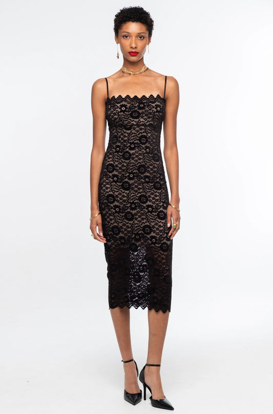 ENCHANTED MIDI DRESS