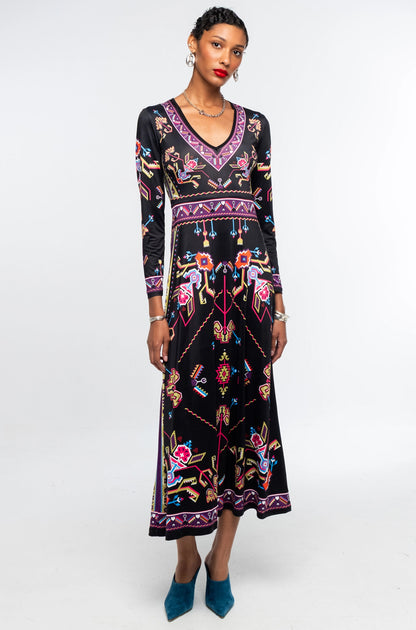 EMBLEM LONG DRESS