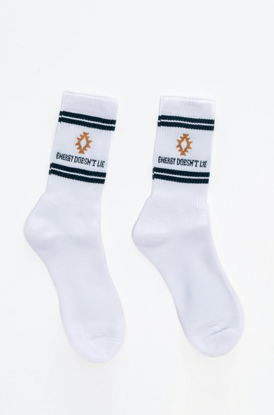 ENERGY SOCKS WHITE