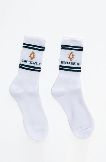 ENERGY SOCKS WHITE