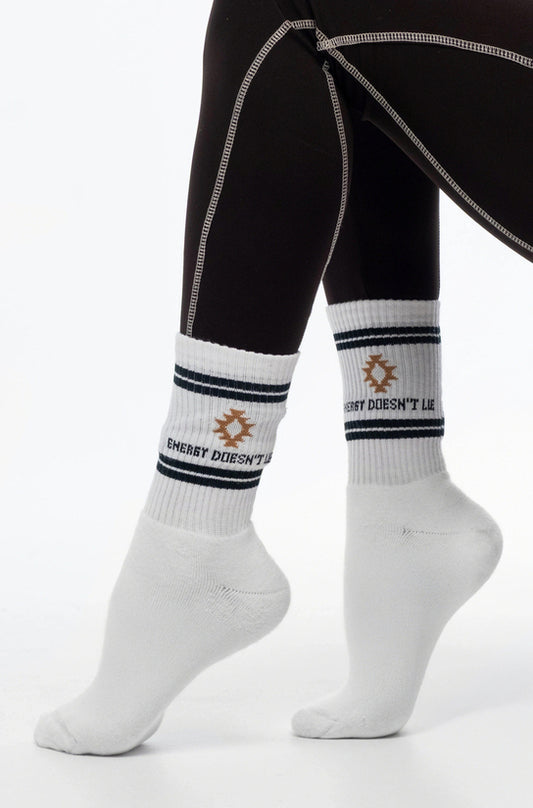 ENERGY SOCKS WHITE