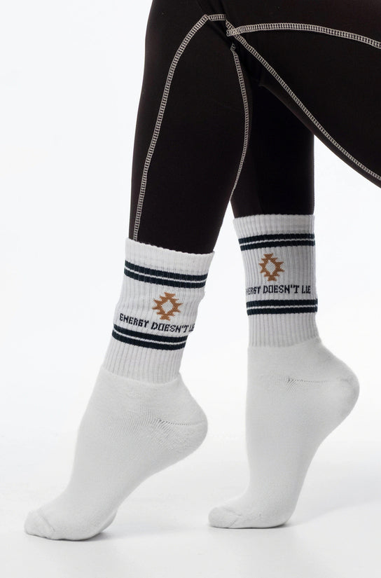 ENERGY SOCKS WHITE