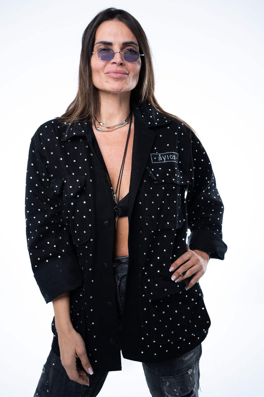 FESTIVE WHITE DIAMONDS JACKET - Vesta Donna