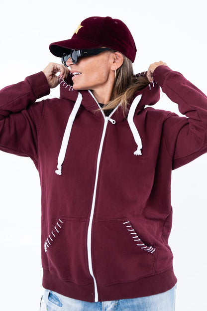 VALINA JACKET BORDEAUX