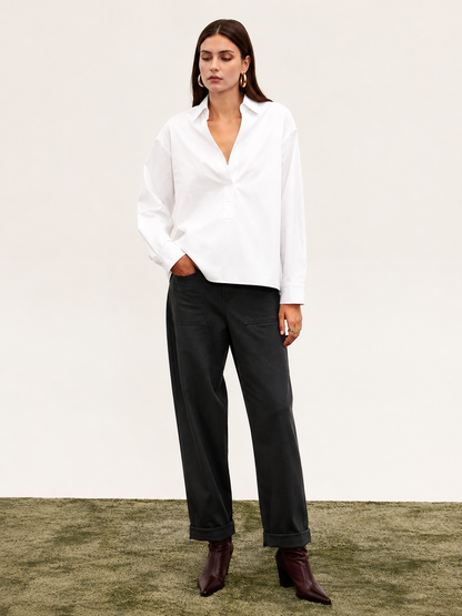 RUBY POPLIN SHIRT WHITE