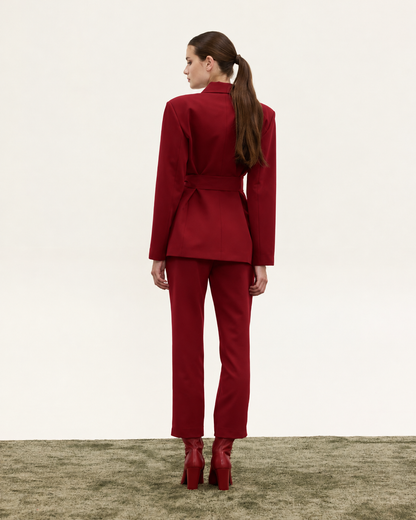 BINI BLAZER CHERRY