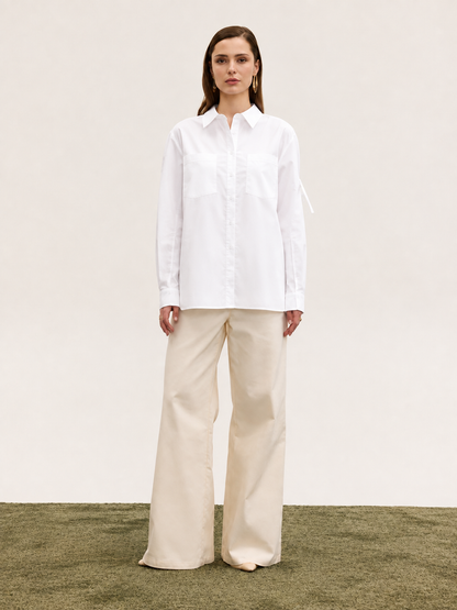 DALIA UTILITY SHIRT WHITE