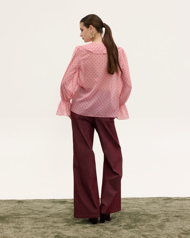 JOANNA RUFFLE BLOUSE