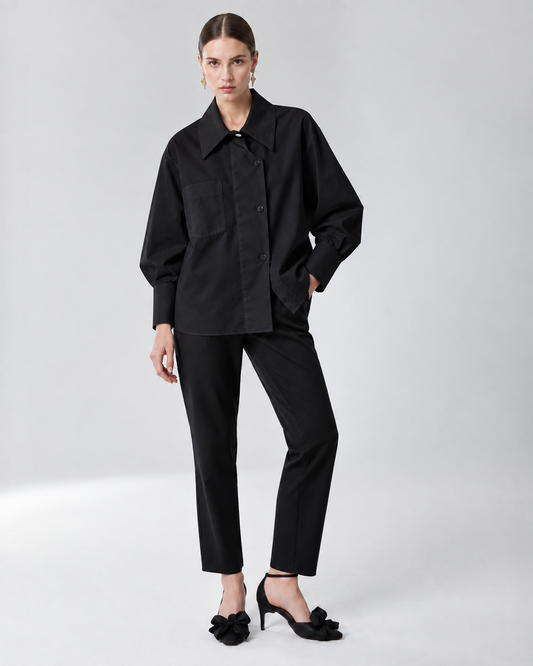  FILI SHIRT BLACK - Vesta Donna 
