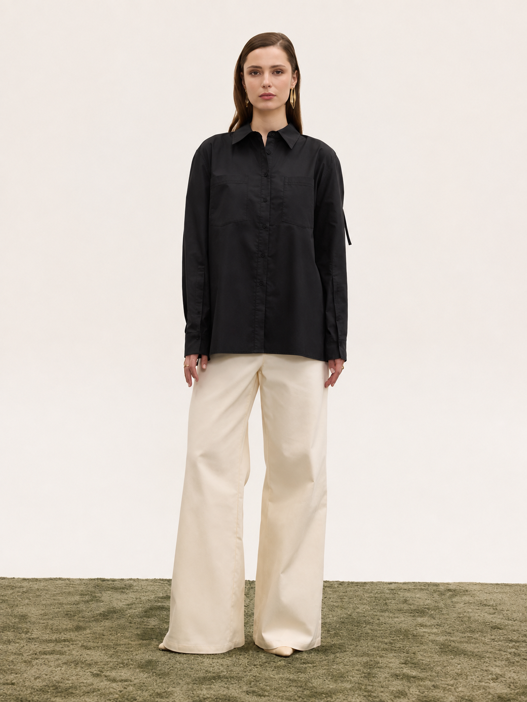 DALIA UTILITY SHIRT BLACK