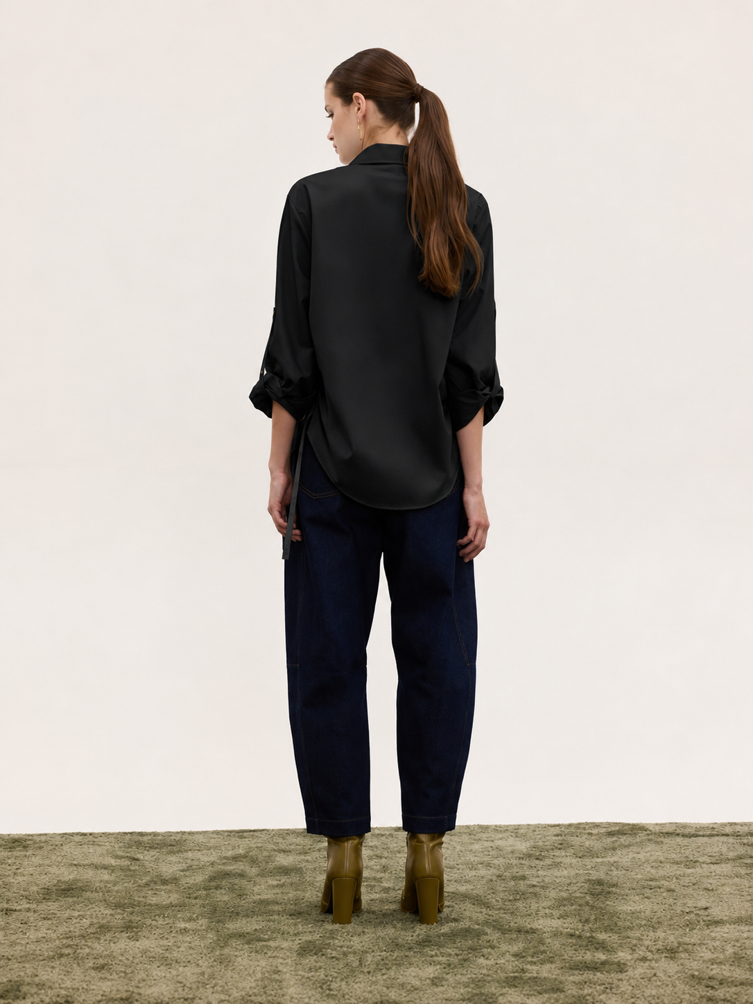 LIVIA RELAXED SHIRT BLACK