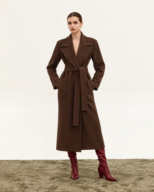 LISSIE COAT BROWN