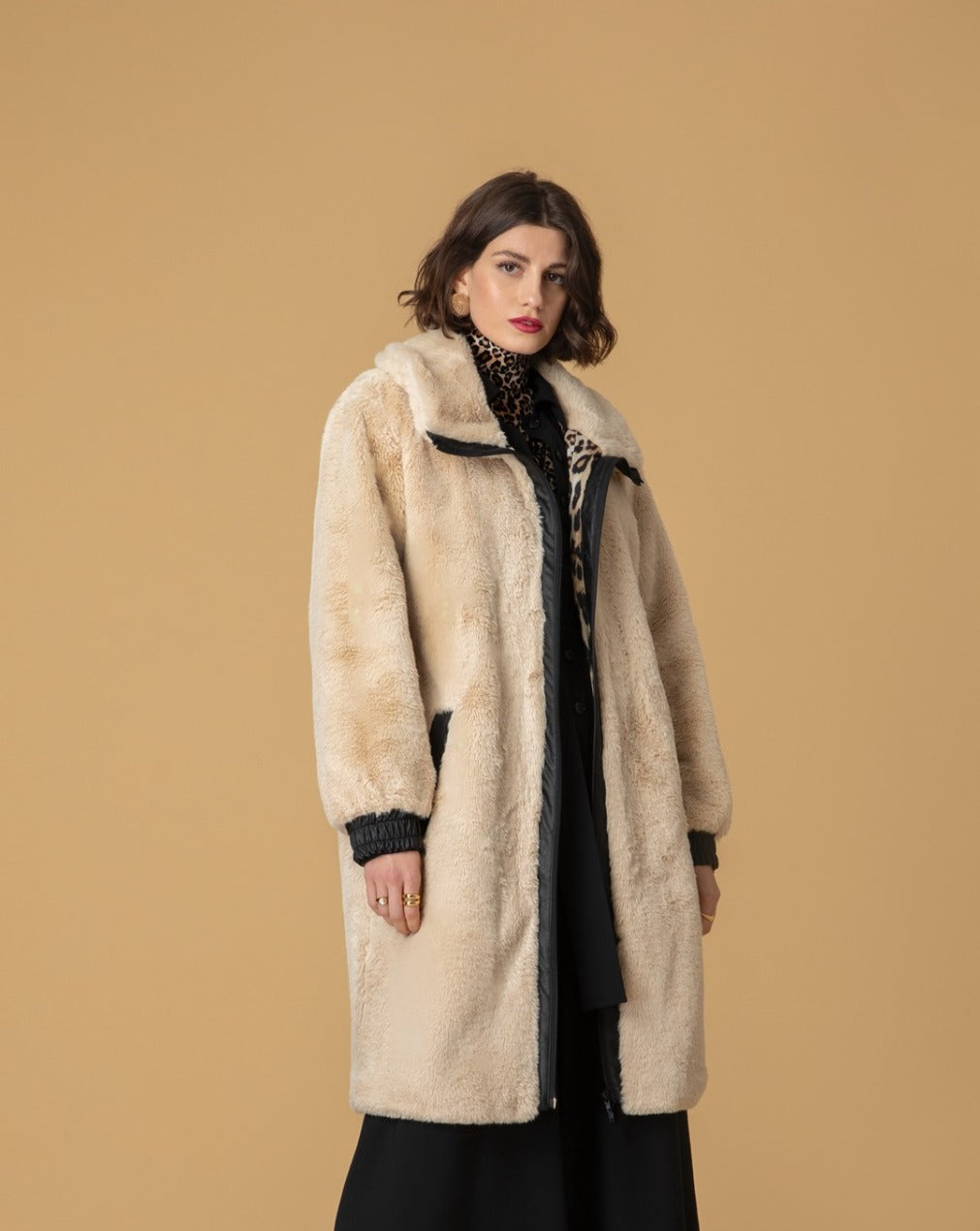 SHUBA LONG ECO FUR COAT