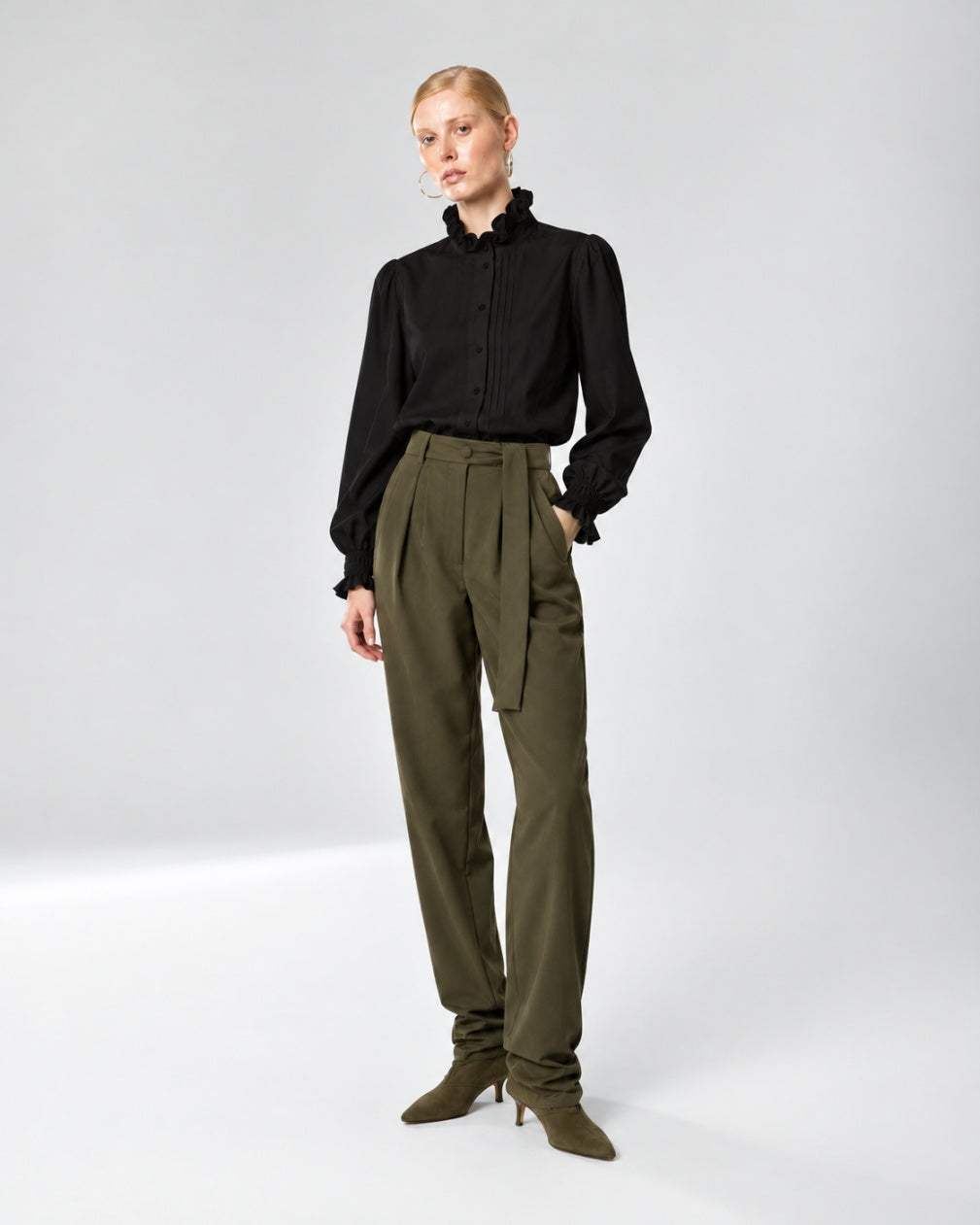  FIVEN SHIRT BLACK - Vesta Donna 