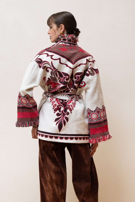 DIMZA CARDIGAN RED
