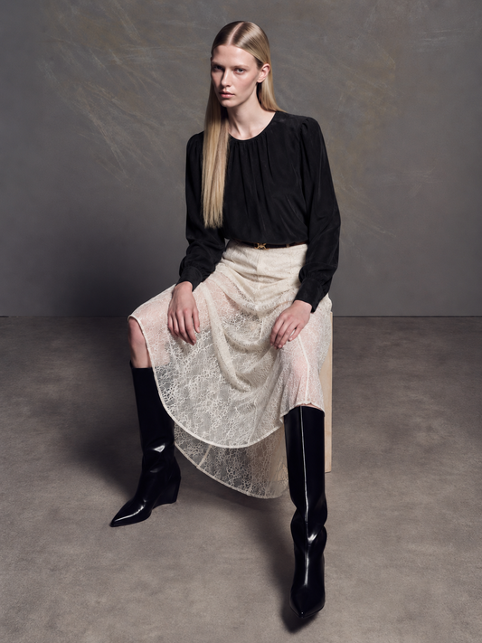 LEO BLOUSE BLACK