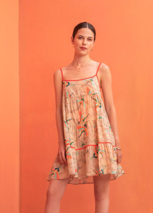 ARDEIDAE SHORT DRESS - Vesta Donna