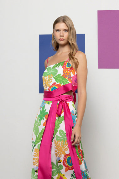 LIDIA WRAP SKIRT