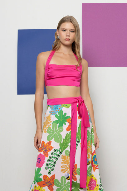 LIDIA WRAP SKIRT