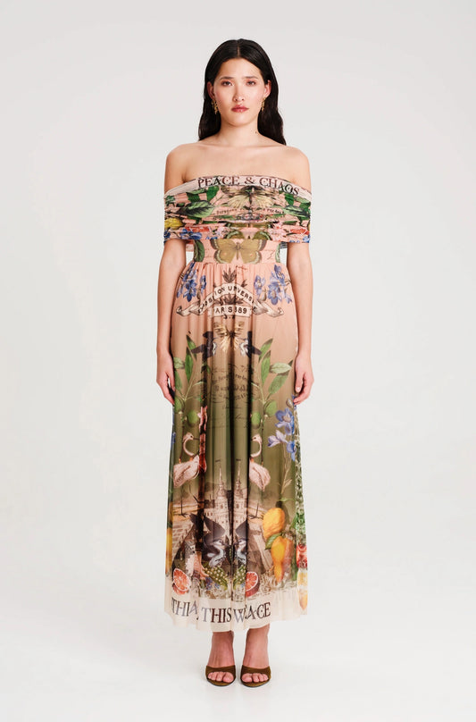  CITRUS LONG DRESS  - Mesh - Vesta Donna 