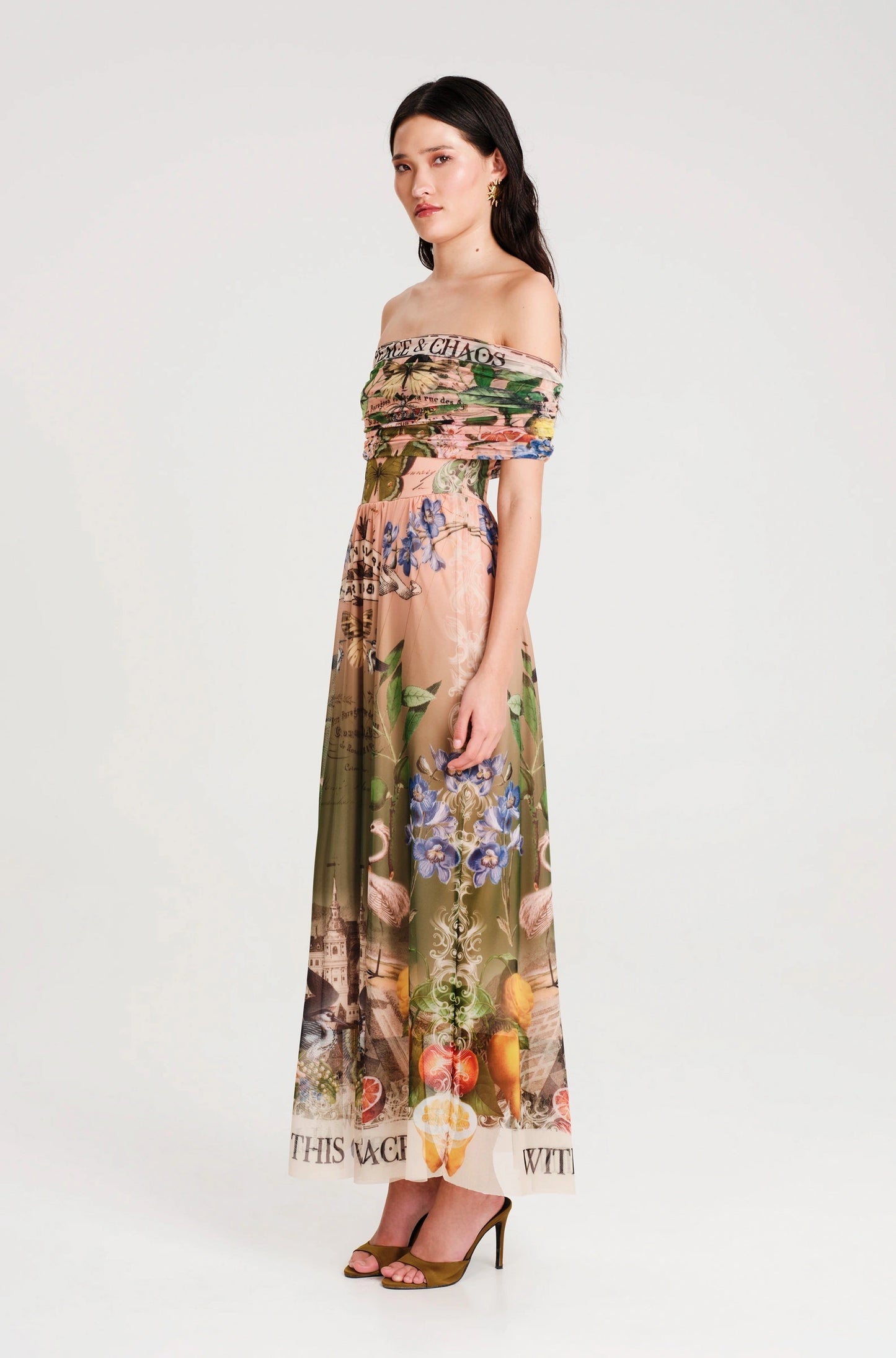  CITRUS LONG DRESS  - Mesh - Vesta Donna 
