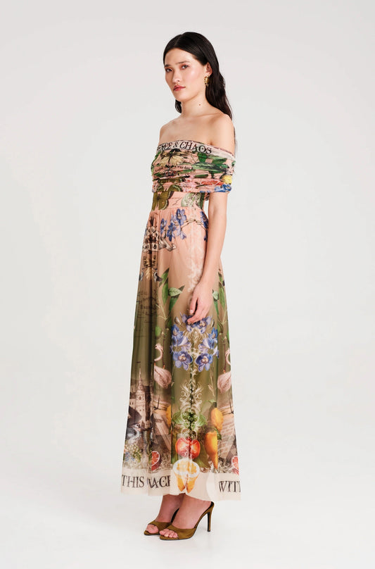  CITRUS LONG DRESS  - Mesh - Vesta Donna 