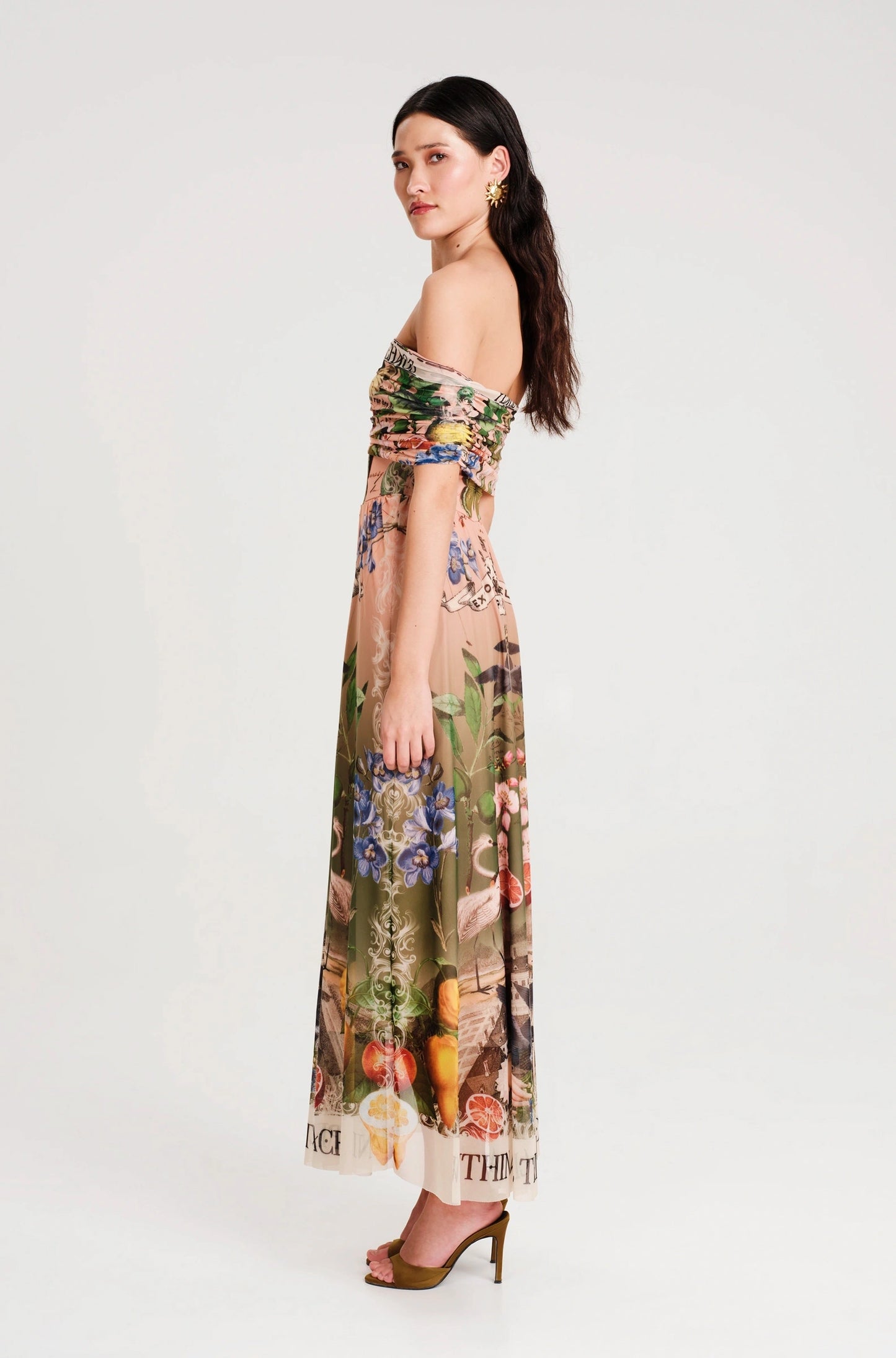  CITRUS LONG DRESS  - Mesh - Vesta Donna 