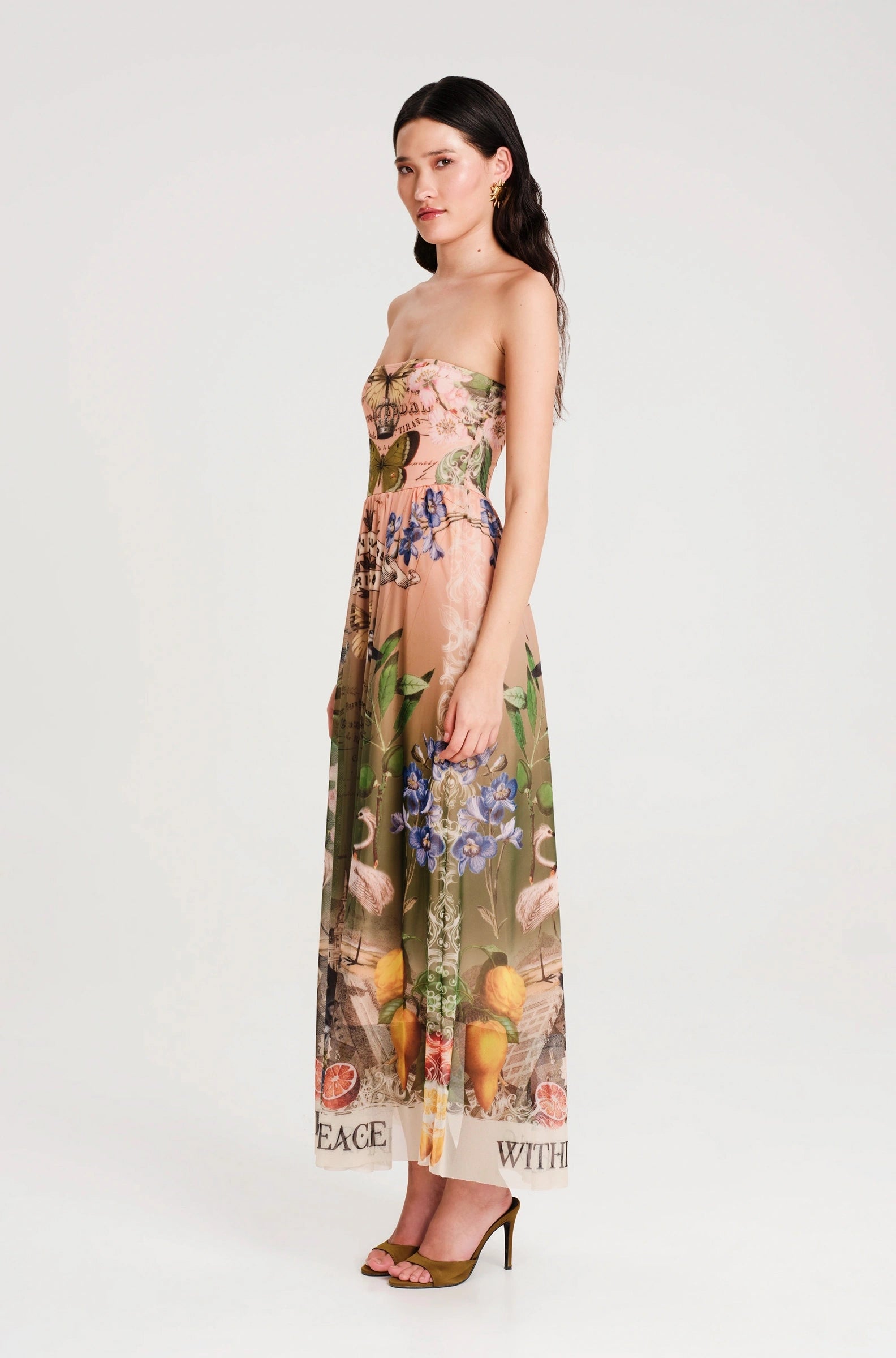  CITRUS LONG DRESS  - Mesh - Vesta Donna 