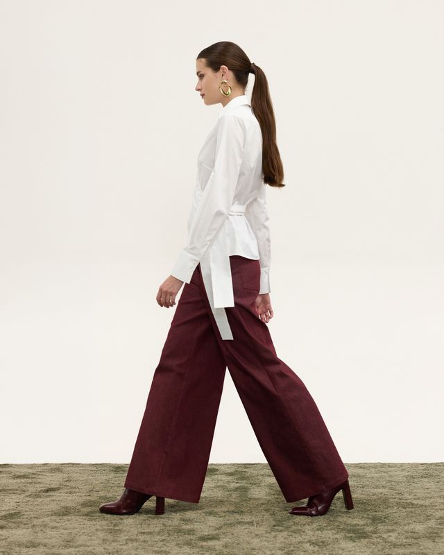 ELLIE WRAP SHIRT WHITE