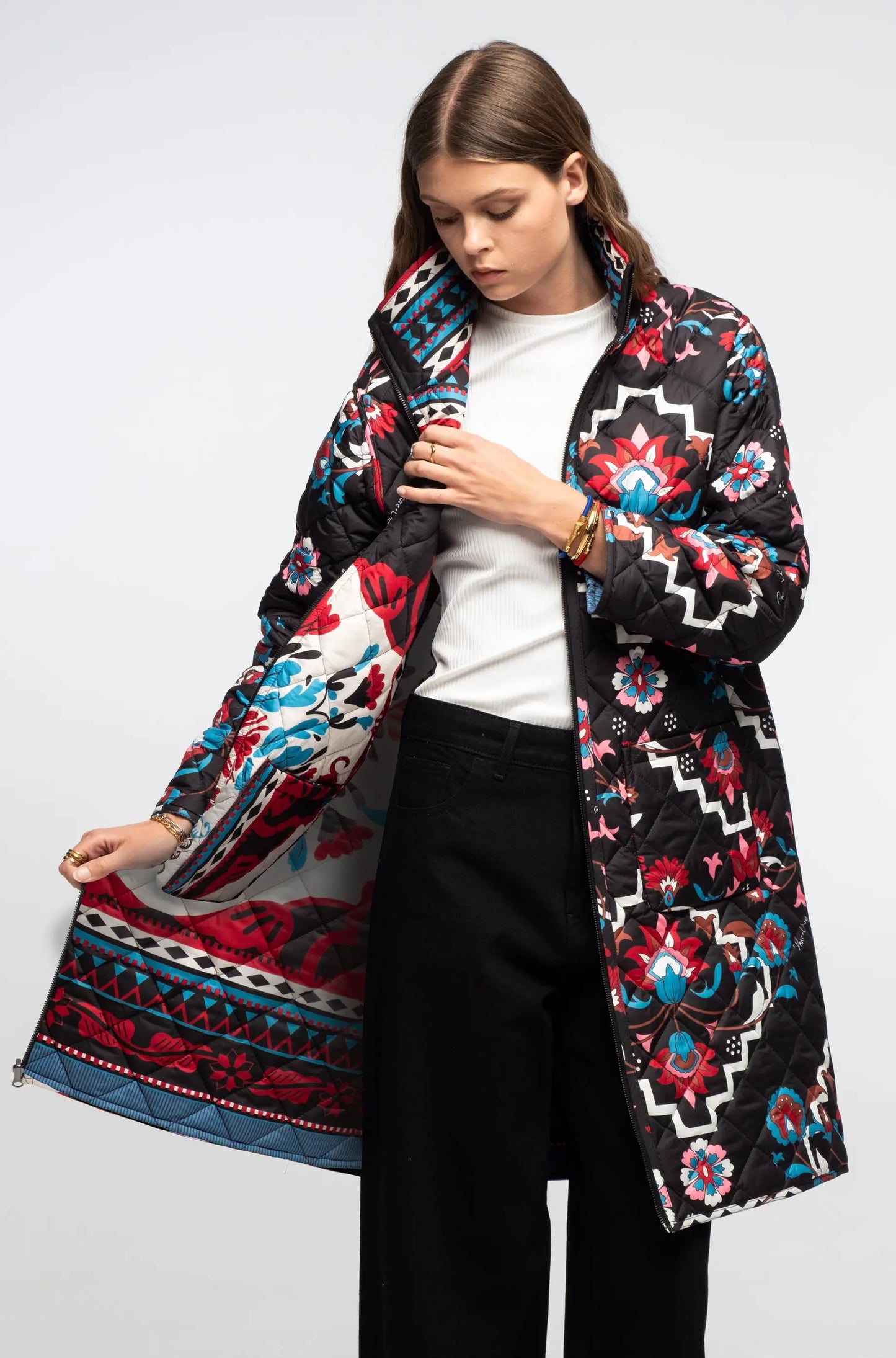 MYTHICAL ROMANCER DOUBLE FACED JACKET