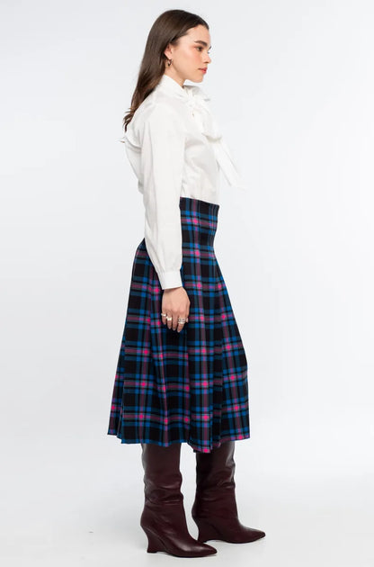 PREPPY MIDI SKIRT
