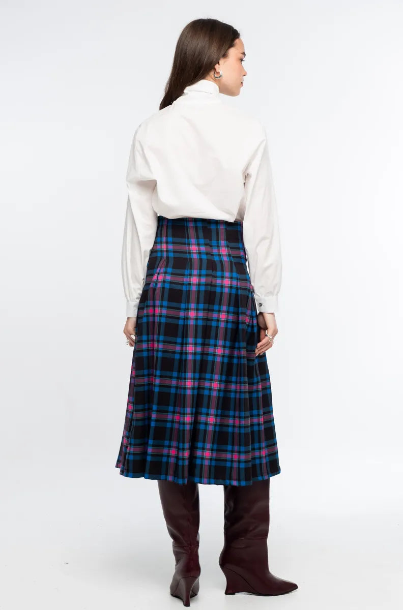 PREPPY MIDI SKIRT