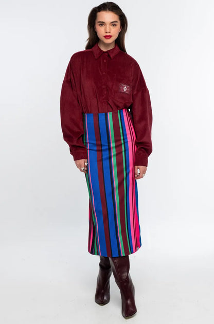 FANTASTICAL MIDI SKIRT