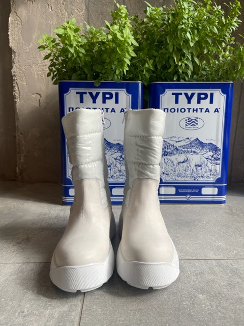 Mille Luci GSTAAD WHITE BOOTS - Vesta Donna