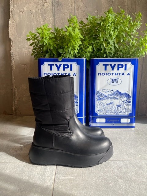 Mille Luci GSTAAD BLACK BOOTS - Vesta Donna