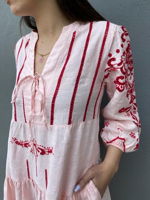 Greek Archaic Kori JAQUE DRESS - Vesta Donna