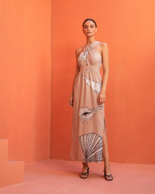 Moutaki SEASHELL LONG DRESS - Vesta Donna
